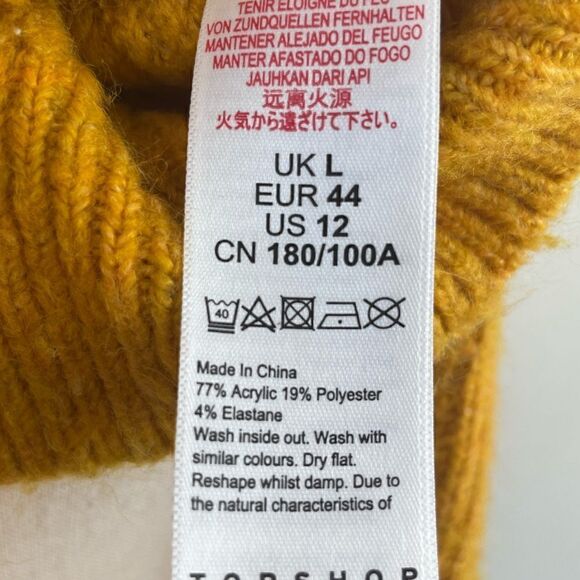 Top Shop Oversized Sweater Size 12 EUC - Picture 6 of 6